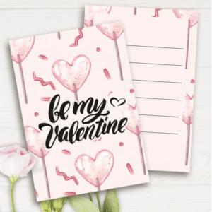 Листівка "Be my valentine"